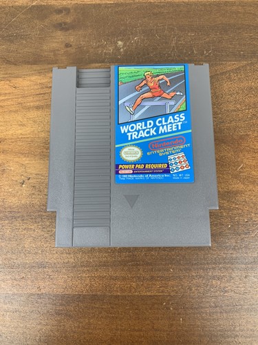 Nintendo Nes Game Cartridge World Class Track Meet - Works Great