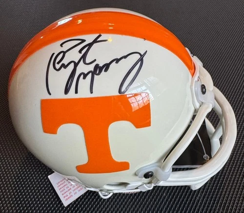 Peyton Manning Tennessee Volunteers Signed Autographed Riddell Mini Helmet - PSA