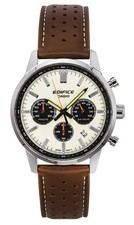 Casio Edifice Chronograph Cream Dial QuartzA 100M EFR-575L-7 Men's Watch