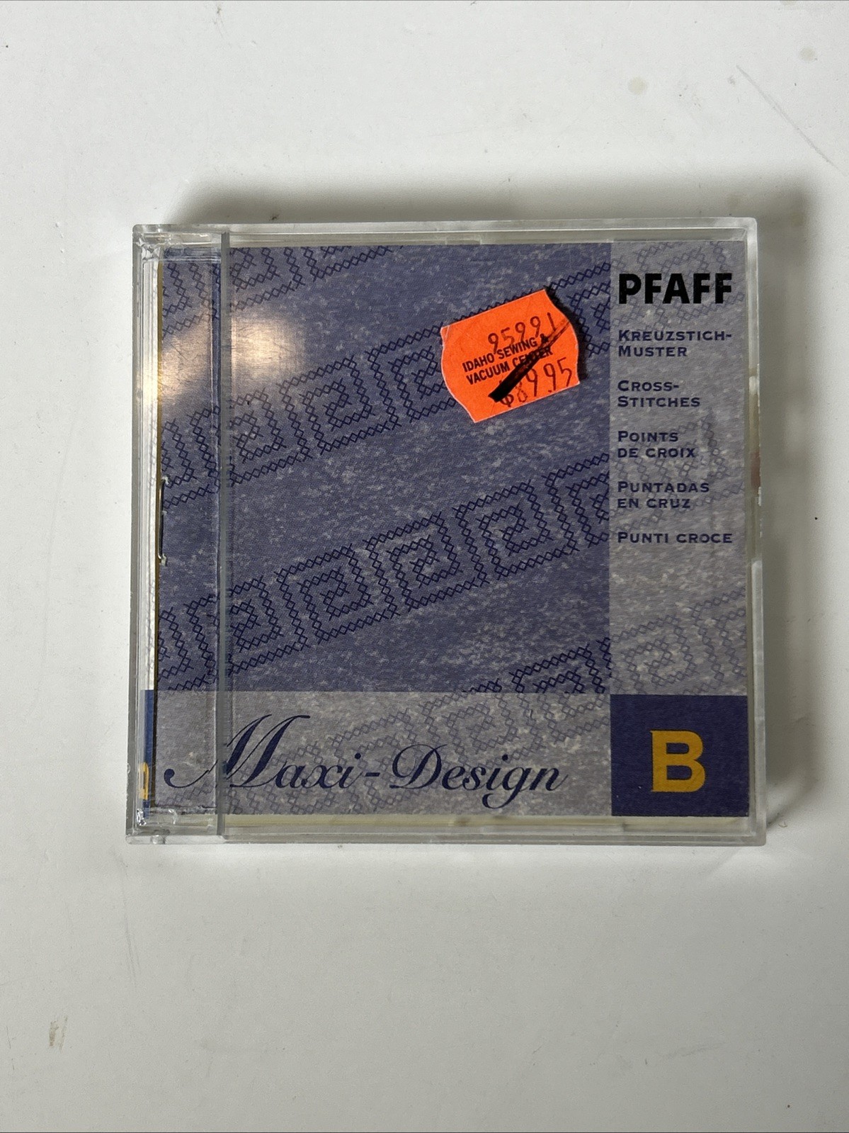 Card Maxi-design B Cross-stitches 7570,7560,2140,2170