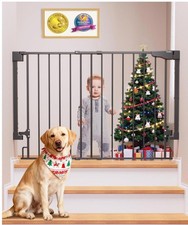 Cumbor 29.2 43" Baby Gate for Stairs, Wall-Mounted Drill Required