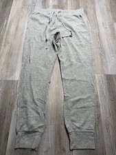 Polo Ralph Lauren Pajama Pants Mens Sz Large Gray Thermal Waffle Knit Drawstring