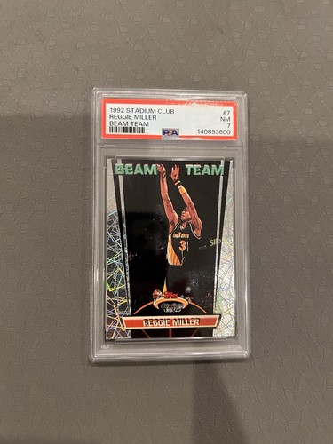 1992 Stadium Club Beam Team Reggie Miller #7 card