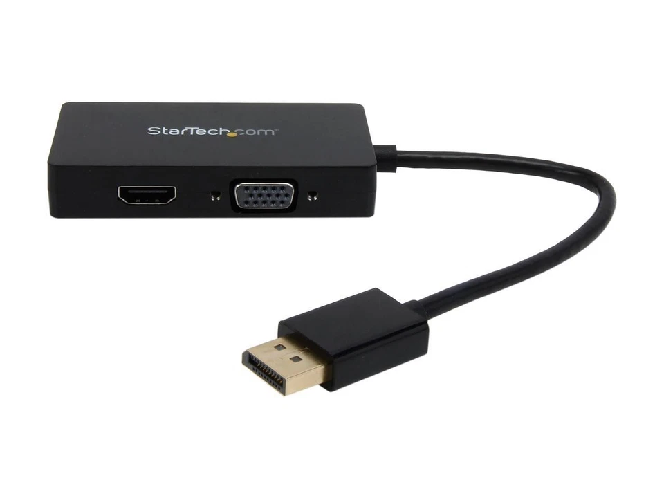 StarTech.com DP2VGDVHD DisplayPort to VGA / DVI / HDMI® Adapter – 3-in-1 DP - Image 2 of 4