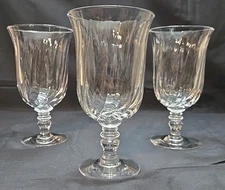 Vintage Gorham Crystal Gentry Clear Iced Tea Glass Set Of 3 Used