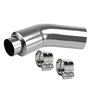 4'' Diesel Exhaust Elbow Tip, 4'' Inlet to 6'' Outlet, 23'' Exhaust Pipe Elbow