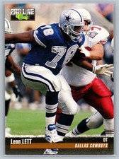 1995 CLASSIC PRO LINE CARD # 9 Leon Lett - Dallas Cowboys