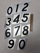 Hillman 3-Inch metal slanted Adhesive house mailbox Numbers YOU PICK EACH