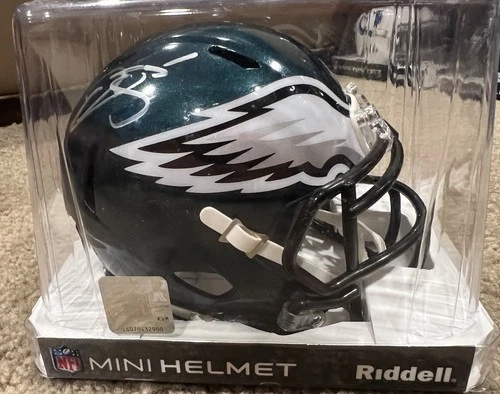 Philadelphia Eagles Autographed Donovan McNabb Speed Mini Helmet - BAS