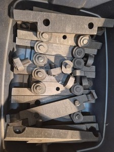 Scrap Graphite 32LBS, Originally machined as a clamp. USED.