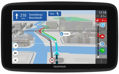 TomTom Navigationsgert GO Discover (6 Zoll, Stauvermeidung dank TomTom Traffic, 