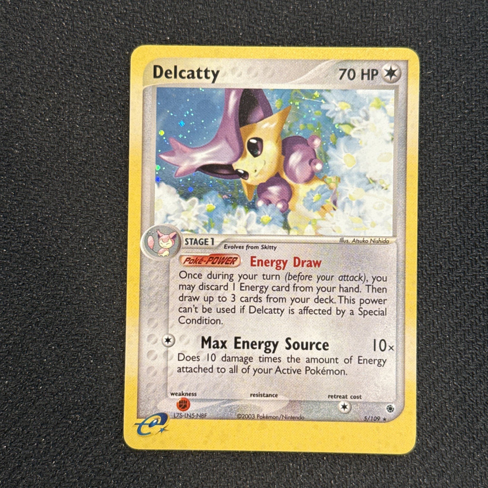 Delcatty 5/109 Ruby and Sapphire Holo NM Unlimited Pokemon TCG