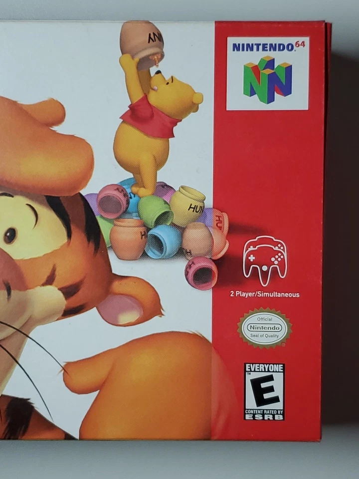 Tigger's Honey Hunt - Nintendo 64, 2000 N64 - Apenas caixa de jogo - Autêntico - Imagem 3 de 4