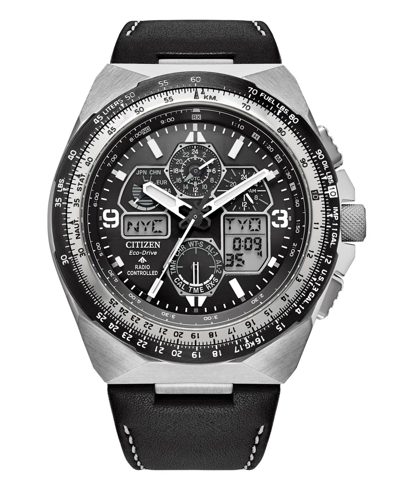 Citizen Skyhawk ECO-DRIVE Funkuhr Solar Chronograph UVP* 599,00 EUR JY8149-05E - Bild 2 von 4