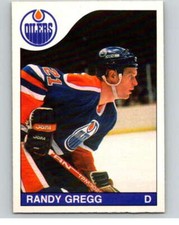 1985-86 O-Pee-Chee #199 Randy Gregg  Edmonton Oilers V56804