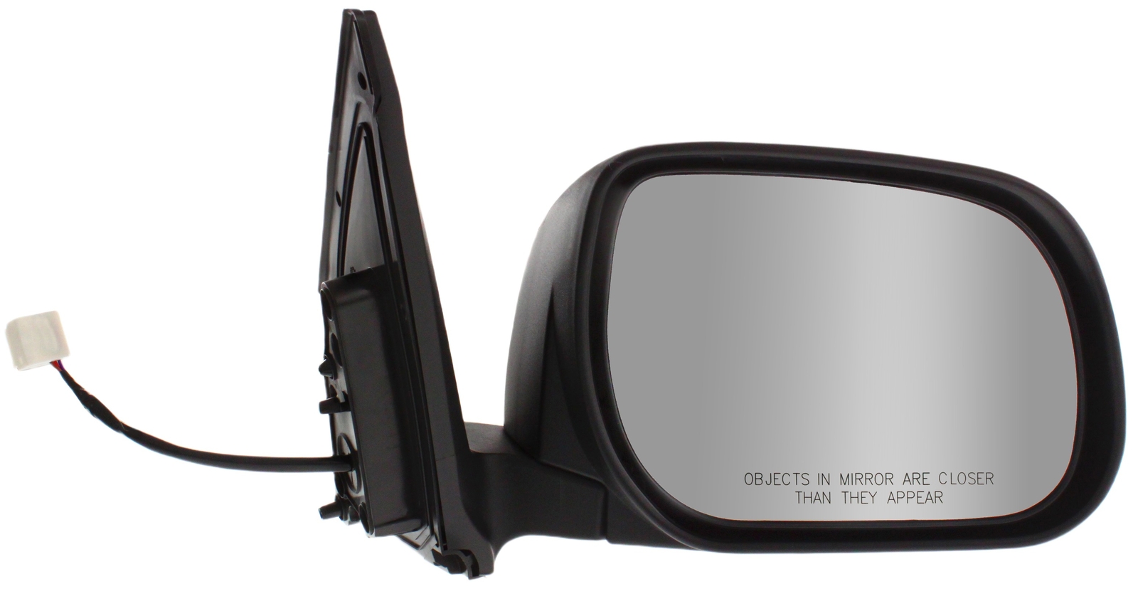 2009-2012 Toyota RAV4 Passenger Side Power Mirror Non-Heated Replacement Glass