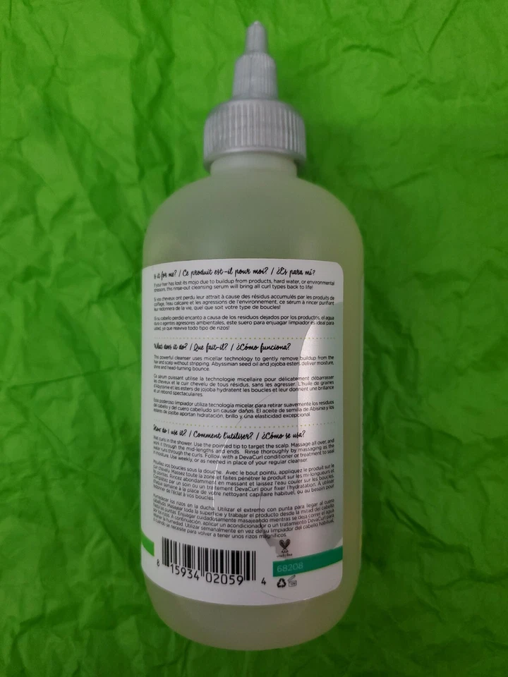 DevaCurl Buildup Buster Micellar Water Cleansing Serum 8OZ. SOME SCRATCH BUT NEW - Image 2 of 3