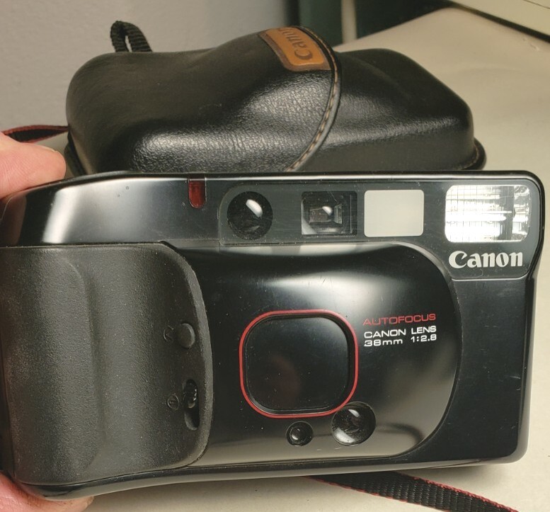 Canon Sure Shot Supreme Film Camera 38mm Case Untested