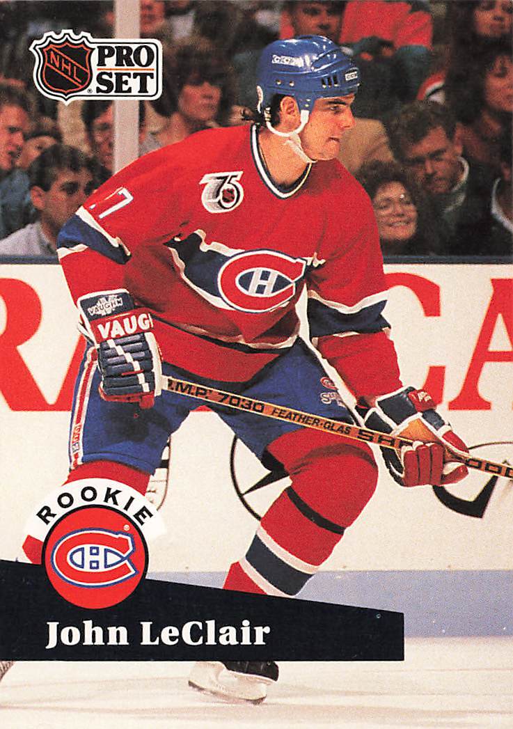 1991-92 Pro Set  hockey #545 John LeClair