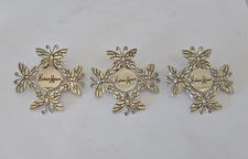 3 Neiman Marcus Emilia Castillo 1996 Silver Butterflies, Scarf, Napkin, Clips