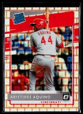 Aristides Aquino 2020 Donruss Optic Pandora #39 SN,RC #/99 Cincinnati Reds