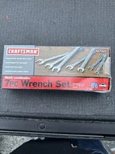 Sears Craftsman USA Nos 7pc Metric Combination Wrench Set Sealed Bag 47005 7-14m