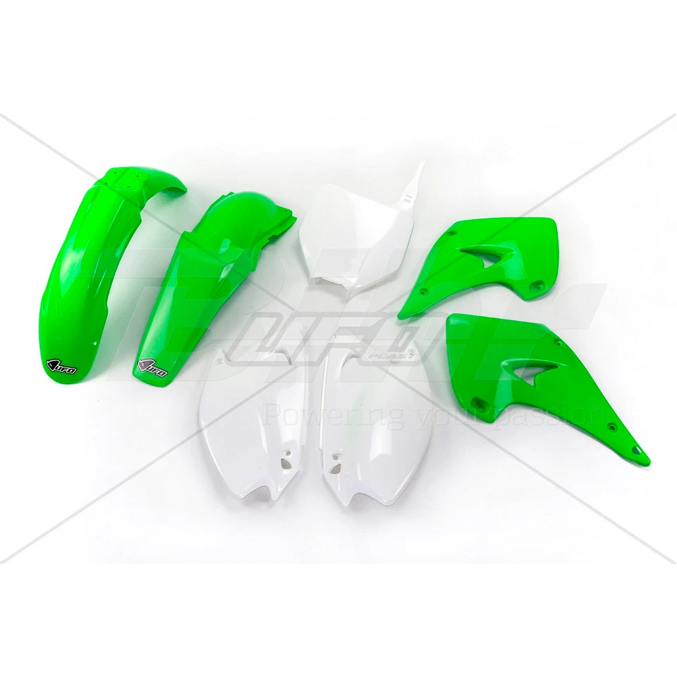 UFO Plast Set Plastique Complet Couleur Original Kawasaki KX 125 2003-2004 - Photo 1/1