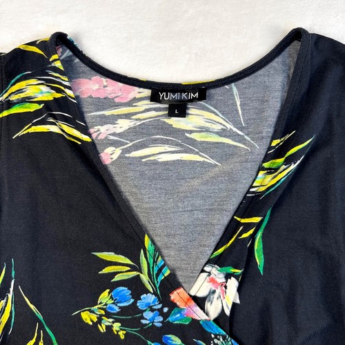 Yumi Kim Womens Midi Dress Flower Child Hold Tight Floral Maternity Dress Sz L - Picture 5 of 14