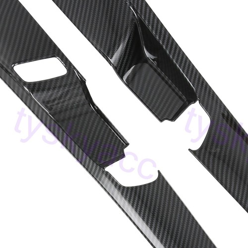 Marco de manija de fibra de carbono para panel de puerta interior para Kia K5 2021-2023 - Imagen 5 de 6