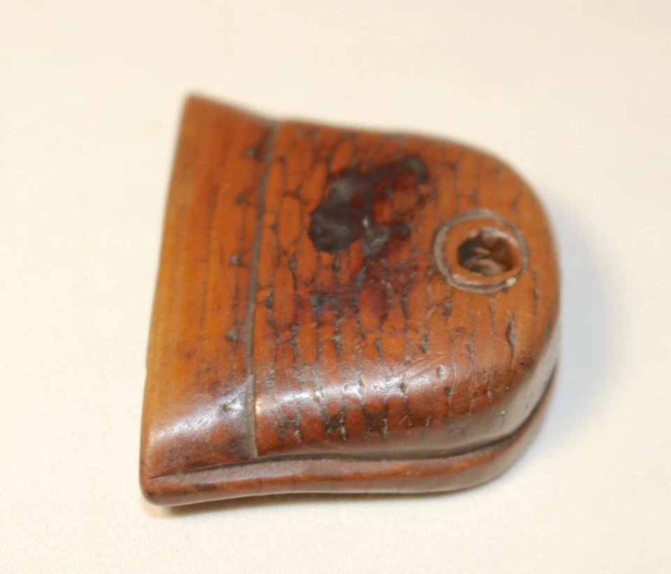 Raro antiguo hecho a mano 1800 japonés foo perros boj inro netsuke madera tallada Foto 3 de 4