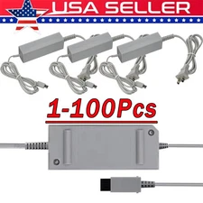 AC Power Supply Charging Adapter Cable Charger For Nintendo Wii U GamePad Lot