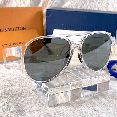 Louis Vuitton Transparent Acetate Frame Rainbow Pilot Sunglasses