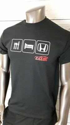 #ad HONDA T SHIRT WITH EAT SLEEP LOGO $9.99