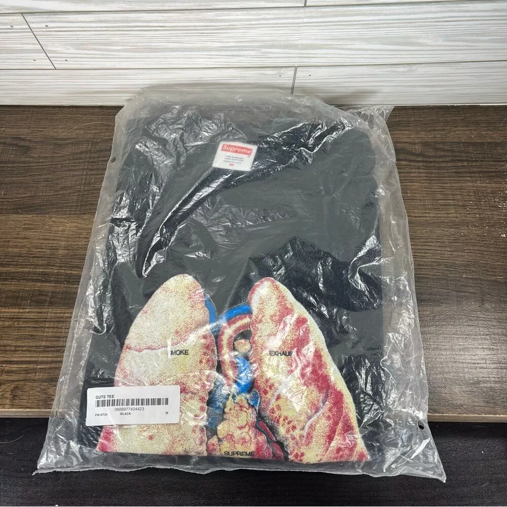 T shirt noir homme Supreme Guts   Homme taille Medium