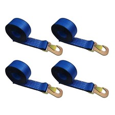 4 Pack 2 X 10 Wheel Lift Strap W Flat Snap Hook For Rollback Tow Truck Dolly 4 Pack 2 X 10 Wheel Lift Strap W Flat Snap Hook For Rollback Tow Truck Dolly