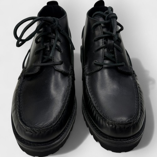 Sperry Top-Sider Men’s Authent Original Vibram Leather Chukka Boots Black Sz 11 - Picture 6 of 16