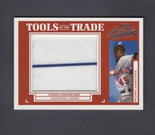 2004 PLAYOFF ABSOLUTE TOOLS OF TRADE JUMBO JERSEY RED #114 PEDRO MARTINEZ SP #/5