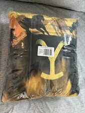  Yellowstone Velvet Pillow, 16" x 16", Wild Horses 