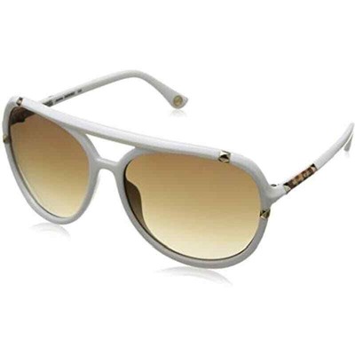 Michael Kors Jemma M2836S Aviator Sunglasses in White and Gold | eBay 