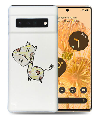 CASE COVER FOR GOOGLE PIXEL|CUTE GIRAFFE DRAWING SKETCH ART ART PAINT