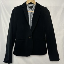 J. Crew 2020 Black Classic Schoolboy Blazer Women's Size XS - Style K2899