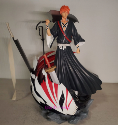 アクセサリー Studio ichigo BLEACH Kurosaki Ichigo Resin XT Studio Statue Model Original 37cm