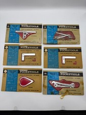 Marx Toys Pocket Tools Collectors Series Lot Of 6 Vintage 1960's, Varying Cond