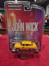 Greenlight 1:64 GREEN CHASE Hollywood 33 John Wick 1974 Checker Taxi NYC 44930F