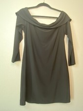 B. Darlin Little Black Dress Ruched Bodycon Long Sleeve Dress 15/16 Fairy Grunge