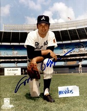 Milt Pappas Atlanta Braves 1968-70 Autographed Signed 8x10 Photo COA DECEASED