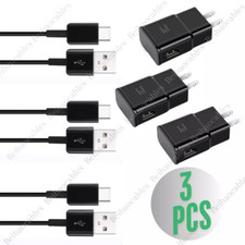 Adapter Fast Charger Type C With Phone Charging Cable For Samsung Galaxy Android