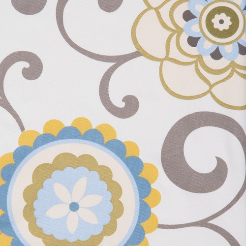 Cubierta de almohadilla cambiante Trend Lab Spa, azul/crema/verde/gris, 16x32 100% algodón - Imagen 2 de 2