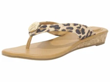 Lindsay Phillips Women's Guinevere Flip Flop Sandals Leopard