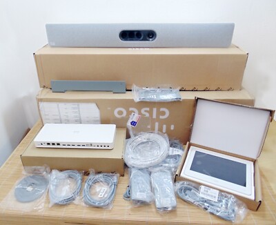 Neu Cisco CS-KITPLUS-K9 Cisco Webex Room Kit Plus CS-CODEC-PLUS+ CS-QUADCAM New
